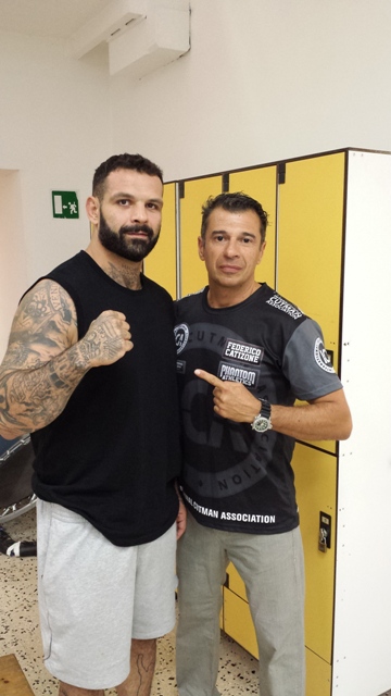 Con il Fighter Alessio Sakara